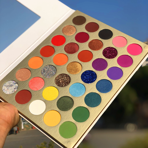 Long lasting highly pigmented eye shadow