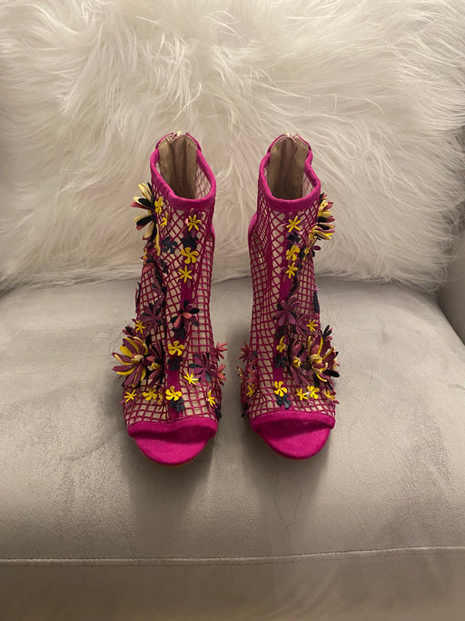 Jessica Simpson pink booties