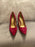 Sam Edelman pink suede heels