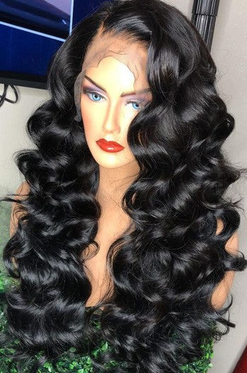 Wavy Brazilllian pre plucked 150% density